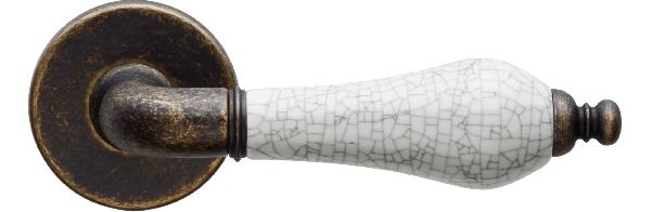 Ручки для дверей Ручка дверная Моника. Цвет Антикато. Коллекция Моника. Картинка.