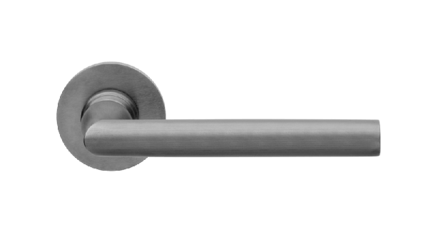 Ручки для дверей Ручка дверная Изабелла. Цвет Матовый графит PVD. Коллекция Изабелла. Картинка.