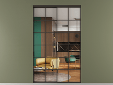 Перегородка Формато внутри проёма 2 створки