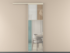 Перегородка Mosaic вдоль стены 1 створка