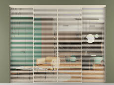 Перегородка Formato внутри проёма четырёхстворчатая