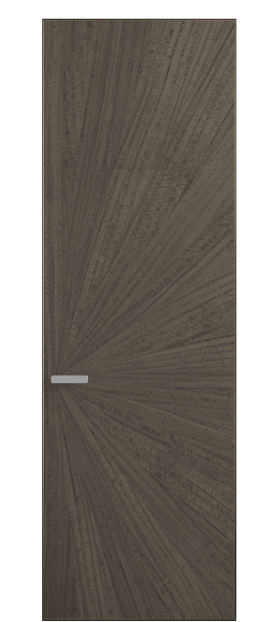 Дверь межкомнатная 0206 ЭВСМФ Эвкалипт серый матовый фризе. Цвет Эвкалипт серый матовый фризе. Материал Шпон эвкалипта НатурВуд. Коллекция Рифт. Картинка.